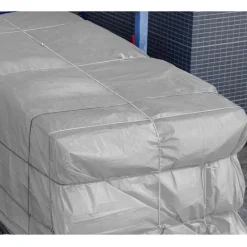 Abdeckplane Gewebeplane mit Ösen 3x4 m 180g/m² in Grau aus PE-ECD Germany Online