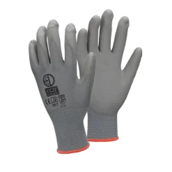 Arbeitshandschuhe 120 Paar mit PU-Beschichtung Grau Größe S-ECD Germany Hot