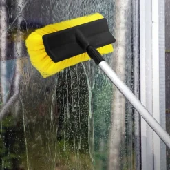 Auto Waschbürste mit Aluminium Teleskop Stiel bis 300 cm-ECD Germany Clearance