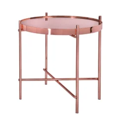 Couchtisch 2er Set Kupfer aus Metall und Glas WOMO-Design-ECD Germany Online