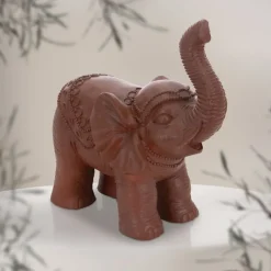 Deko Figur Elefant 36x19x39 cm Braun von ML-Design-ECD Germany Clearance