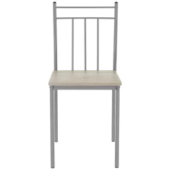 Essgruppe für 4 Personen 5-teilig mit Esstisch und 4 Stühlen Eiche hell aus Holz ML-Design-ECD Germany Online