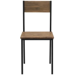 Esszimmergruppe mit Bank 4-Teilig mit Esstisch und Stühlen Eiche Rustikal Stahlgestell ML-Design-ECD Germany Discount