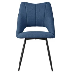 Esszimmerstuhl 2er Set Blau gepolstert inkl. Montagematerial Polsterstuhl Küchenstuhl ML-Design-ECD Germany Discount