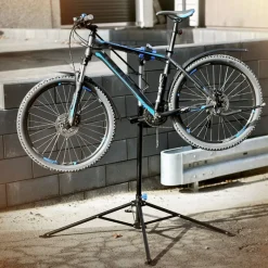 Fahrrad Montageständer Reparaturständer auch für E-Bikes bis 50 kg höhenverstellbar 360° drehbar aus Stahl-ECD Germany