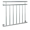 Französischer Balkon 90x100 cm Silber aus Edelstahl-ECD Germany New