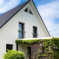 Französischer Balkon 90x100 cm Silber aus Edelstahl-ECD Germany New