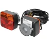 Halogen Anhänger Rückleuchten mit Magneten 12V verkabelt mit 7-poligem Stecker-ECD Germany Discount