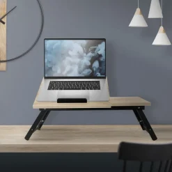 Laptoptisch fürs Bett oder Sofa Eiche aus Holz ML-Design-ECD Germany New