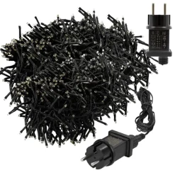 LED Büschel Lichterkette 14,5 m mit 2016 LEDs Warmweiß IP44-ECD Germany Clearance