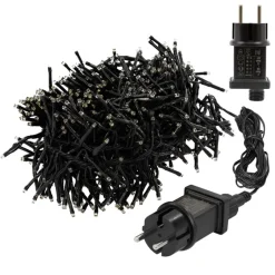 LED Büschel Lichterkette 4,2 m mit 576 LEDs Warmweiß IP44-ECD Germany Discount