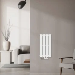Paneelheizkörper Einlagig 600x300 mm Weiß mit Wand Anschlussgarnitur ML-Design-ECD Germany Sale