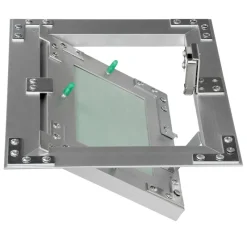 Revisionsklappe GK-Einlage 150x200 mm mit Rahmen aus Aluminium-ECD Germany Discount