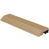 WPC Abschlussleiste 30x2x7,5 cm für WPC Bodenfliese gerade Teak ML-Design-ECD Germany Clearance
